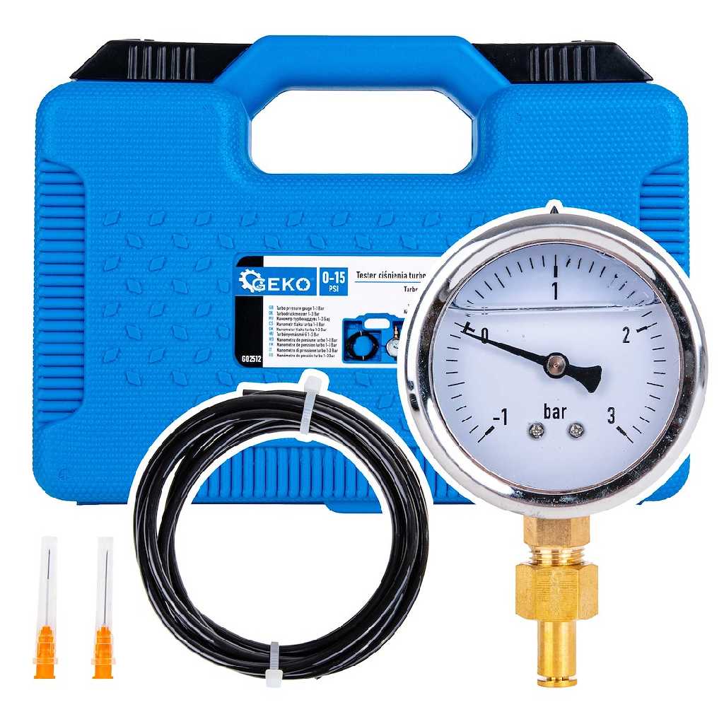 COMPROBADOR DE PRESION DEL TURBOCOMPRESOR ANALÓGICO DE ALTA PRECISIÓN (1 - 3 BAR)