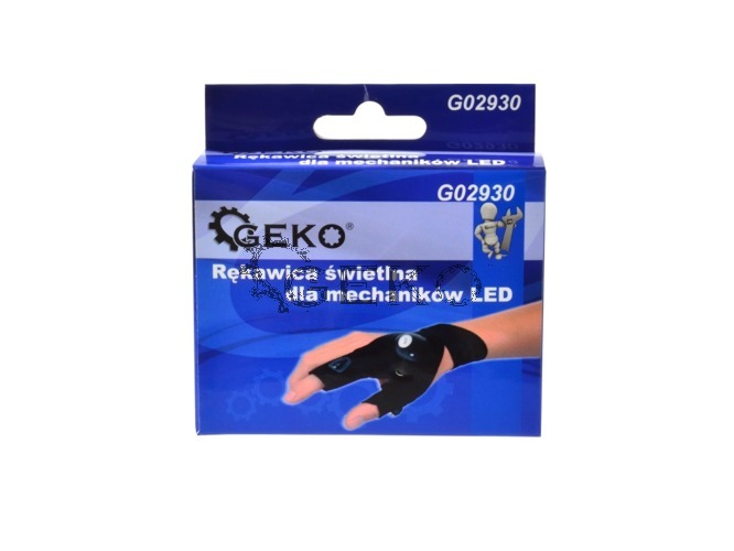 % GUANTE DE MECANICO CON DOBLE LUZ LED DE ALTA INTENSIDAD