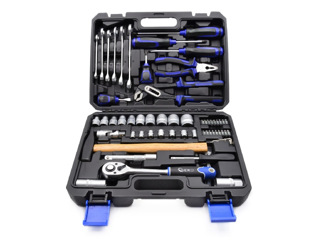 % ESTUCHE COMBINADO DE 66 HERRAMIENTAS 1/4