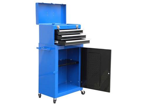 CARRO PORTAHERRAMIENTAS VACIO CON PUERTA INFERIOR (900X460X360 MM.) + BAÚL DE 3 CAJONES 826X400X360 MM.), USO BRICOLAJE