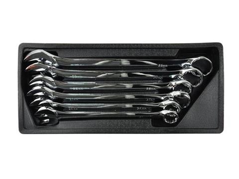 % BANDEJA DE PLÁSTICO 1/3 CON 6 LLAVES COMBINADAS ( 22 - 32 MM.)