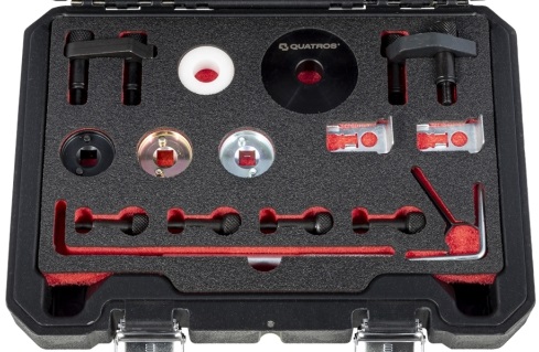 ESTUCHE 16 UTILES BLOQUEO DISTRIBUCIÓN MOTORES GASOLINA GRUPO VAG 1.8/2.0 L FSI/TFSI TURBO