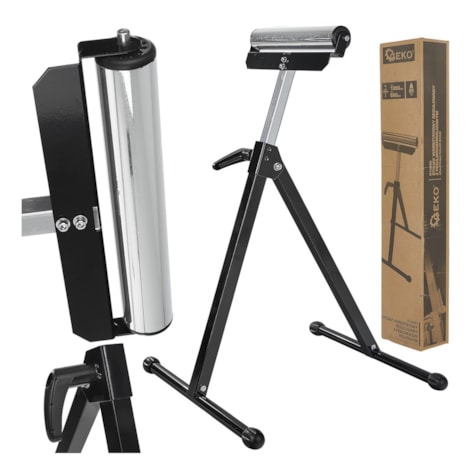 SOPORTE DE TALLER AJUSTABLE CON ALIMENTADOR DE RODILLOS, 680-1080 MM / 300 MM. -  65 KG .