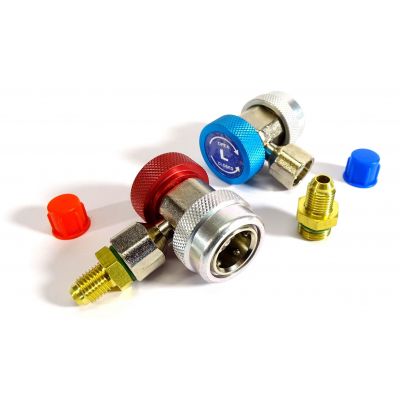 BLISTER 2 VALVULAS DE CONEXION RÁPIDA PARA GAS REFRIGERANTE R-134A
