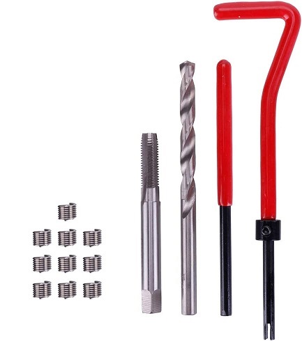 ESTUCHE 14 PCS REPARACIÓN DE ROSCAS INSERTADAS, M16 X 2,0 MM