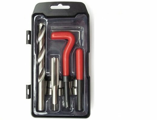 ESTUCHE 14 PCS. REPARACION DE ROSCAS INSERTADAS, (M10 X 1,5 MM)