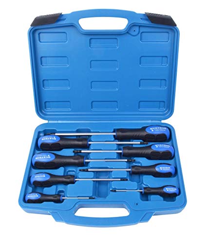ESTUCHE 8 DESTORNILLADORES TORX MANGO BIMATERIA (T8-T10-T15-T20-T25-T27-T30-T40)