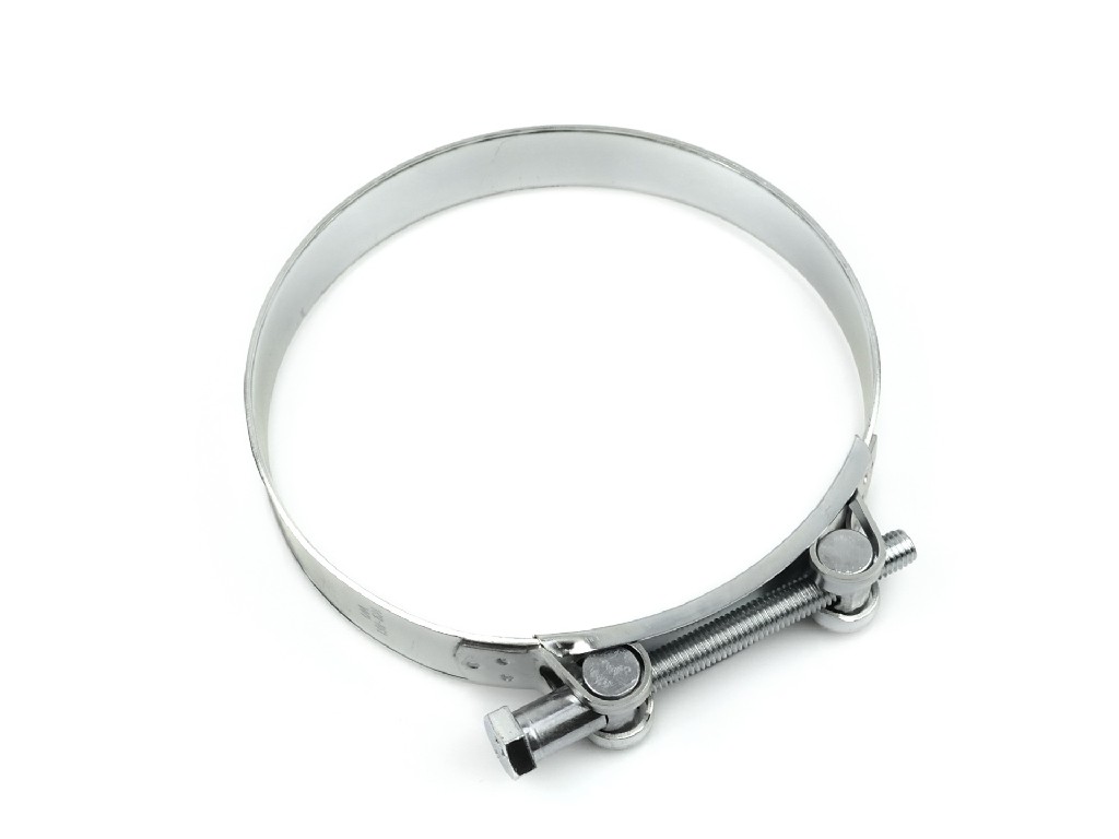 BLISTER 50 ABRAZADERAS DE ACERO AJUSTABLES POR TORNILLO GBS W1, Ø 38-41 MM