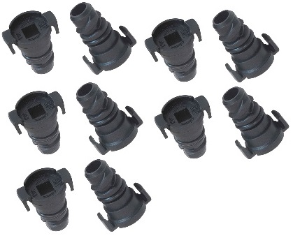 % BLISTER 10 TAPONES DE CARTER DE PLÁSTICO DEL FORD