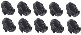% BLISTER 10 TAPONES DE CARTER DE PLÁSTICO DEL FORD / GRUPO PSA