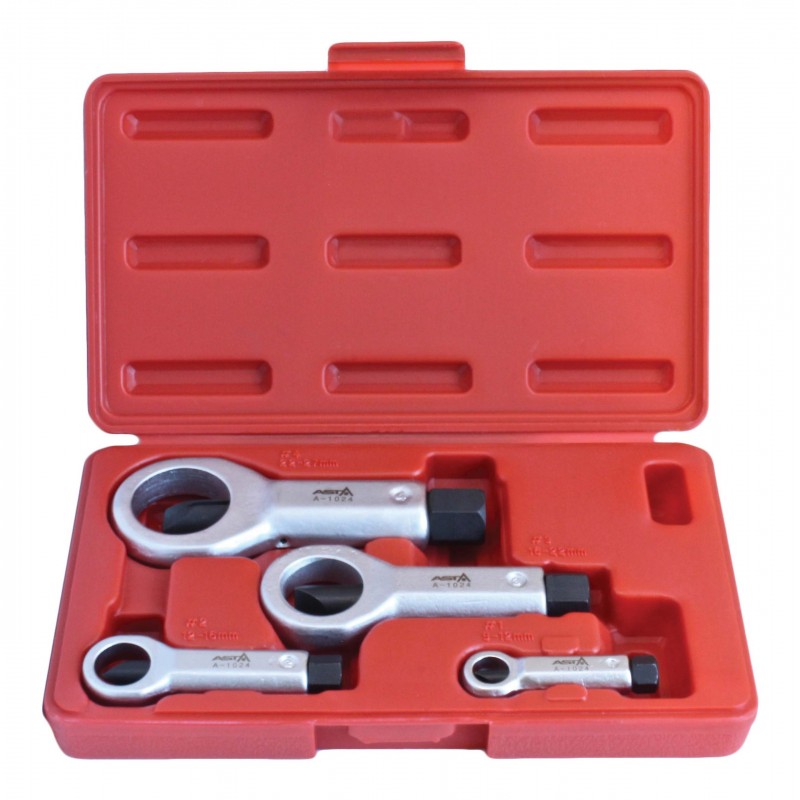 ESTUCHE 4 ROMPETUERCAS (Ø9-12 MM. / Ø12-16 MM. / Ø16-22 MM. / Ø22-27 MM.)