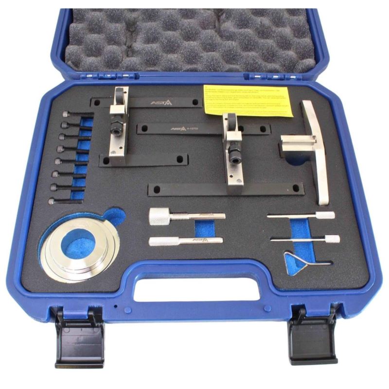 ESTUCHE DE 17 UTILES DE BLOQUEO DE DISTRIBUCIÓN DE MOTOR GASOLINA FORD 1.0 L. 3 CIL. ECOBOOST & 1.0 SCTI ECOBOOST.