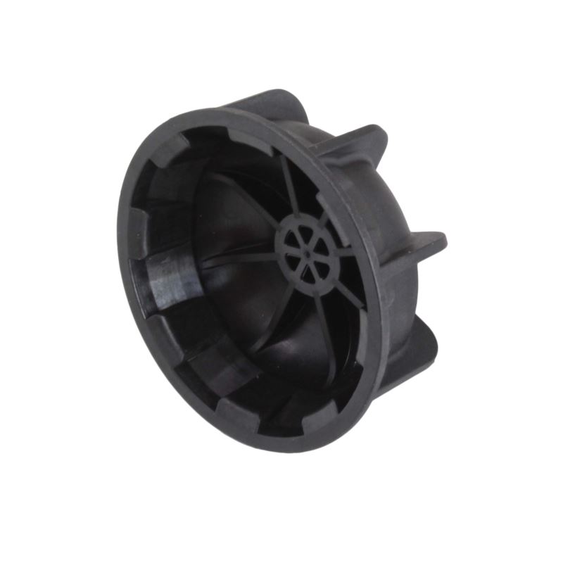 CAZOLETA DE 8 ALMENAS INTERIORES DE PLÁSTICO PARA SUSTITUCIÓN DE TAPAS CENTRALES DE LLANTAS AMG/MERCEDES BENZ, CUADRADILLO 22 MM.