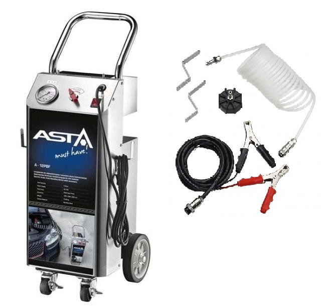PURGADOR DE FRENOS ELECTRICO PROFESIONAL 12V. + ESPIRAL 3 M.+ CONECTOR + 2 SOPORTES + CABLES DE CONEXION 12 V.