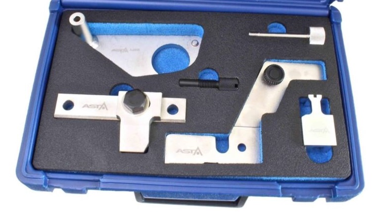 ESTUCHE 6 UTILES DE CALADO DE DISTRIBUCIÓN DE MOTORES GASOLINA INYECCIÓN DIRECTA 2.0 L GTDI DE FORD - MAZDA - LAND ROVER Y JAGUAR