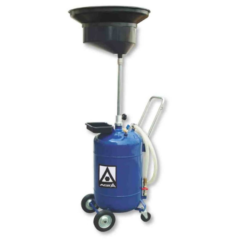 EXTRACTORA DE ACEITE PROFESIONAL POR GRAVEDAD, 65 L. CON BANDEJA  ANTISALPICADURAS CON DESCARGA POR AIRE COMPRIMIDO