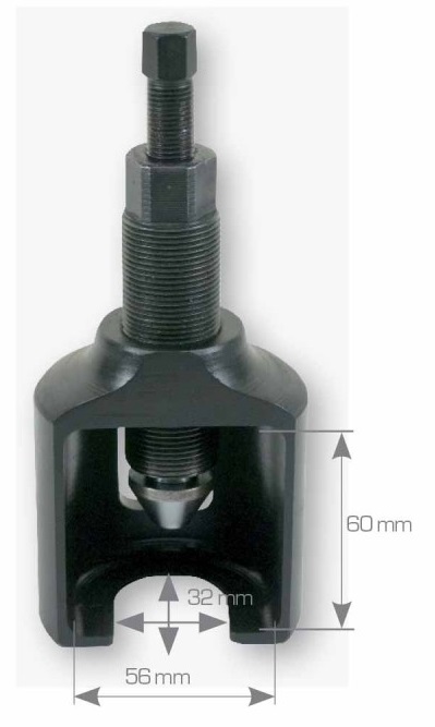 % EXTRACTOR DE ROTULAS HIDRAÚLICO DE 8 TN. DE COCHE Y FURGONETA (Ø32 MM. X 56 MM X 60 MM ALTO)