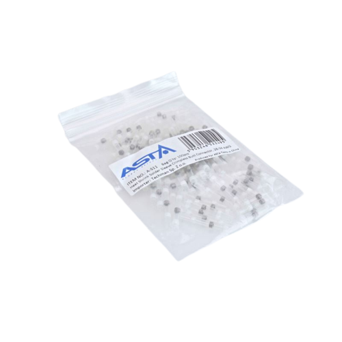 % BOLSA DE 100 CONECTORES DE SOLDADURA RETRACTILES 24-26 AWG, BLANCO