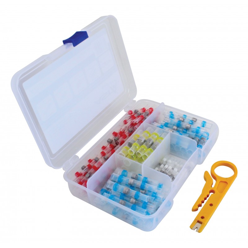 ESTUCHE 150 CONECTORES DE SOLDADURA RETRACTILES