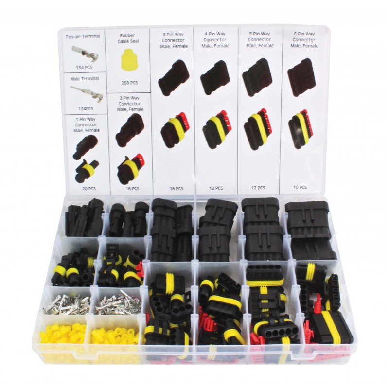 ESTUCHE 622 CONECTORES *SUPERSEAL* DE REPARACIÓN DE CABLEADO Y CONECTORES ANTIPOLVO Y AGUA.