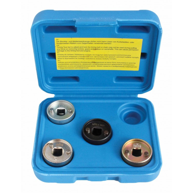 ESTUCHE 4 UTILES DE SUSTITUCIÓN DE VÁLVULA DE CONTROL DE ARBOL DE LEVAS DE MOTORES GASOLINA GRUPO VAG 1.8/ 2.0 - TFSI/TSI