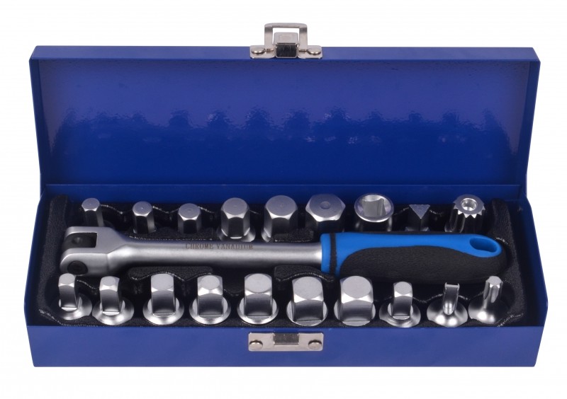 % ESTUCHE DE LLAVE DE APRIETE 3/8