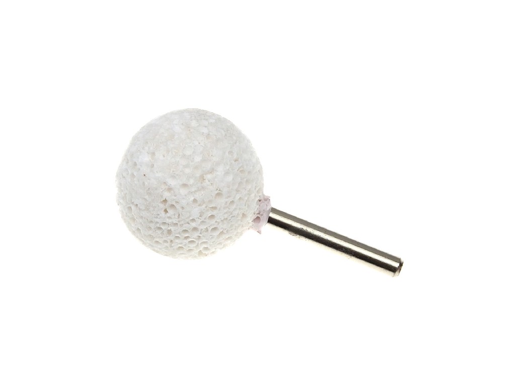 % MUELA ESFERICA DE DESBASTE Y LIMPIEZA DE PINCHAZO EN NEUMÁTICO, UTILIZABLE CON AMOLADORA O TALADRO, Ø 40 MM