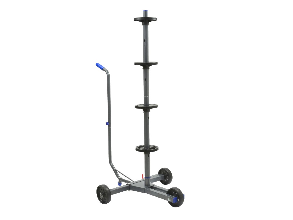 SOPORTE CON RUEDAS PARA 4 LLANTAS CON O SIN NEUMÁTICO. (255 X 720 MM.) CARGA MÁX. 100 KGS.