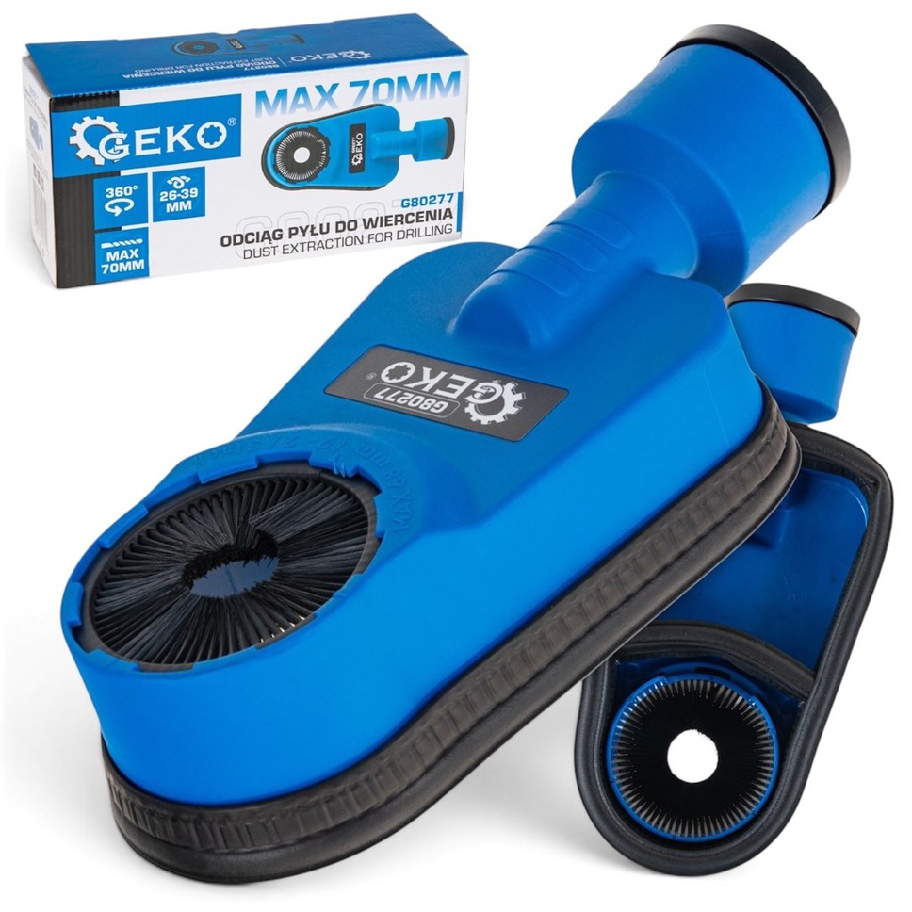 HERRAMIENTA PARA EXTRACCIÓN DEL POLVO DE PERFORACIÓN CON TALADRO DE PERCUSIÓN, 70 MM. ADAPTABLE A ASPIRADORA