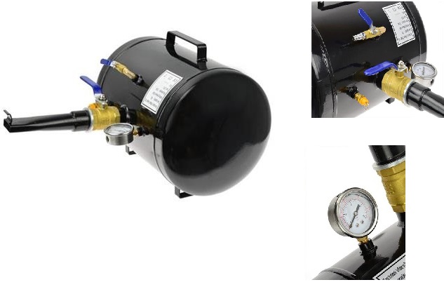 % @ TALONADORA PARA INFLADO DE RUEDAS, 40 L. MAX. 8 BAR