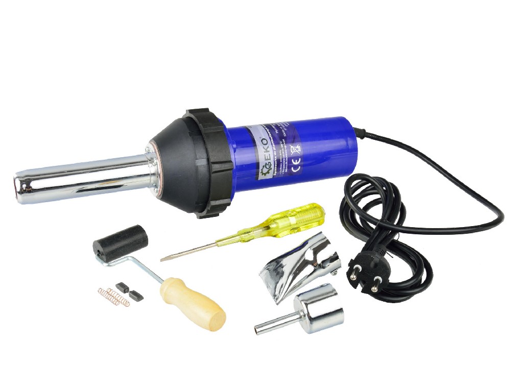 SOPLADORA AIRE CALIENTE RECTA 230 V. - 1080 W. - RESISTENCIA CERÁMICA + 2 BOQUILLAS