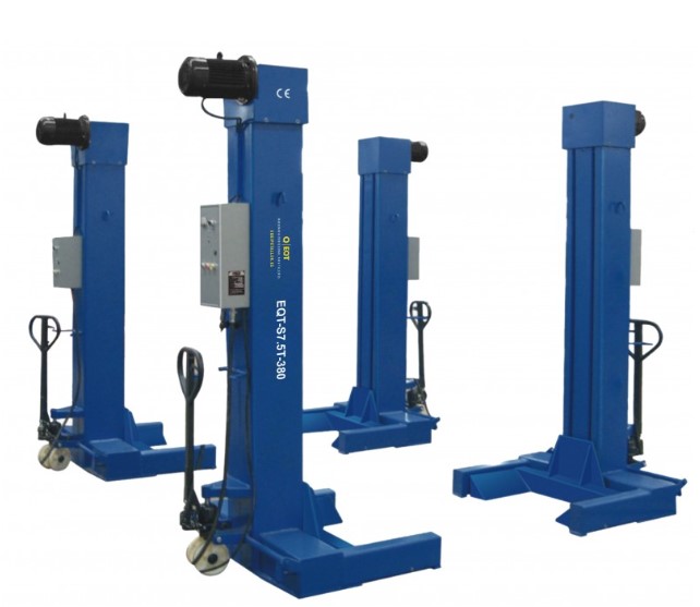 4 COLUMNAS ELEVADORAS DE CAMION 7,5 TN. / AUTOMÁTICO / 380V. / 3 CV.-4 KW.
