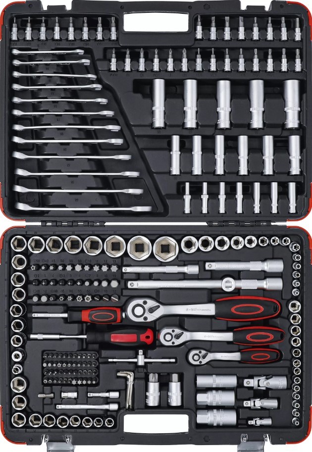 % @ ESTUCHE REFORZADO 216 PCS, 1/4