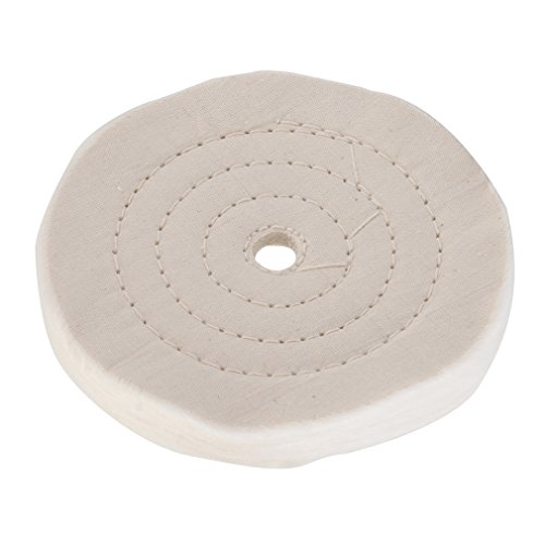 % RUEDA PULIDORA CON DOBLE COSTURA, 150 MM.
