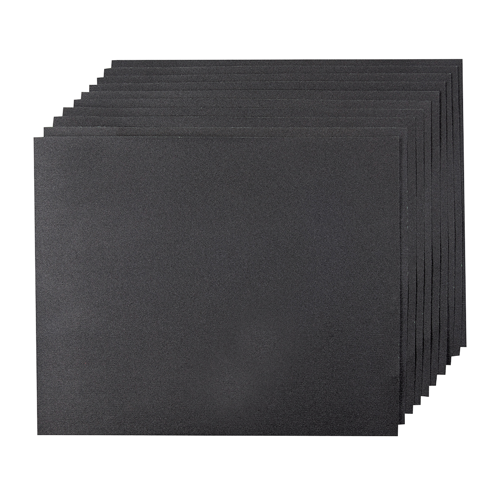 BLISTER 10 HOJAS ABRASIVAS DE LIJA, 230 X 280 MM.,(SECO/HUMEDO) DE CARBURO DE SILICIO, GRANO 240