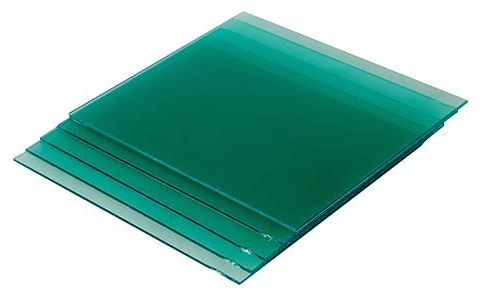 % RECAMBIO DE CRISTAL DE CARETA DE SOLDADOR POSTERIOR, PROTECCIÓN UV/IR DIN 16 - CONFORME EN379 - EN 175