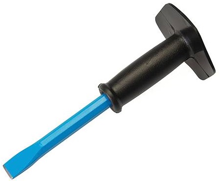 CINCEL CORTAFRÍO CON PROTECTOR DE GOLPES, 19 X 250 MM.